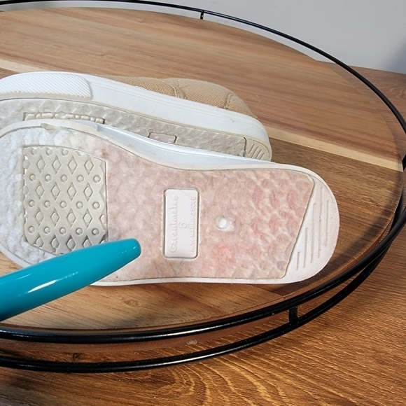 Garanimals Tan Canvas Loafers Slip on Sneakers Size 6 - Picture 13 of 16